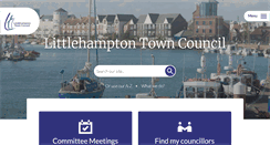 Desktop Screenshot of littlehampton-tc.gov.uk